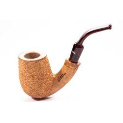 Pipe Santambrogio Rusticated Natural Full Bent