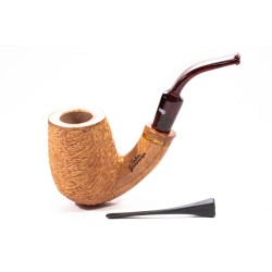 Pipe Santambrogio Rusticated Natural Full Bent