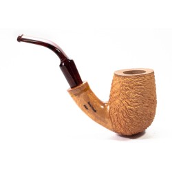 Pipe Santambrogio Rusticated Natural Full Bent