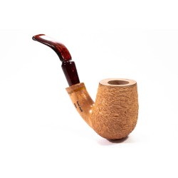 Pipe Santambrogio Rusticated Natural Full Bent