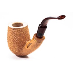 Pipe Santambrogio Rusticated Natural Full Bent