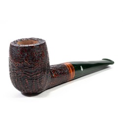 Briar Pipe Santambrogio Sandblasted Billiard