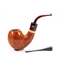 Briar Pipe Santambrogio Smooth FP Big Bent Egg