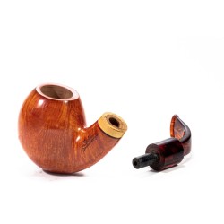 Briar Pipe Santambrogio Smooth FP Big Bent Egg