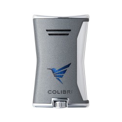 Accendino Jet Flame Colibri Slim Charcoal Chrome
