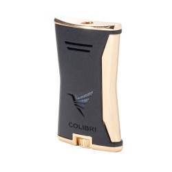 Jet Flame Colibri Slim Lighter Black Gold