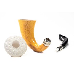 Pipa CPW Calabash Liscia Cap in Schiuma