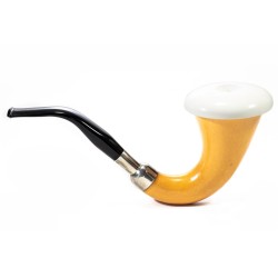 Pipa CPW Calabash Liscia Cap in Schiuma