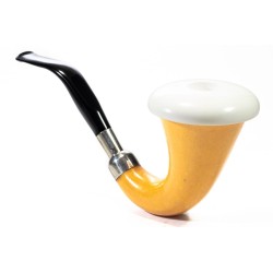 Pipa CPW Calabash Liscia Cap in Schiuma