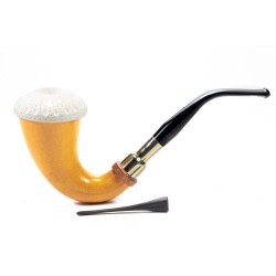 Pipa CPW Calabash Liscia Cap in Schiuma