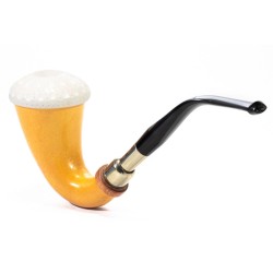 Pipa CPW Calabash Liscia Cap in Schiuma
