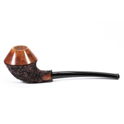 Pipa in Radica Castoldi Rusticata Bulldog