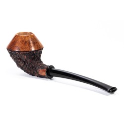 Pipa in Radica Castoldi Rusticata Bulldog