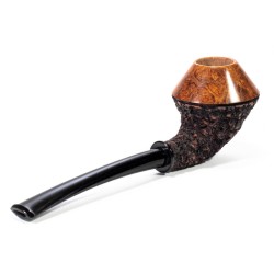 Pipa in Radica Castoldi Rusticata Bulldog
