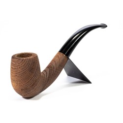 Pipa in Morta Castoldi Sabbiata Bent Billiard