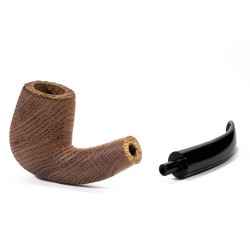 Pipa in Morta Castoldi Sabbiata Bent Billiard