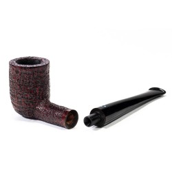 Briar Pipe Sasieni 4 Dot Ruff Root Sandblasted Billiard