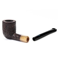 Pipa Sasieni 4 Dot Ruff Root Sabbiata Billiard