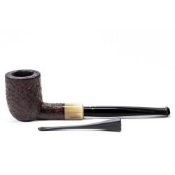 Briar Pipe Sasieni 4 Dot Ruff Root Sandblasted Billiard
