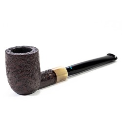 Briar Pipe Sasieni 4 Dot Ruff Root Sandblasted Billiard