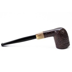 Briar Pipe Sasieni 4 Dot Ruff Root Sandblasted Billiard