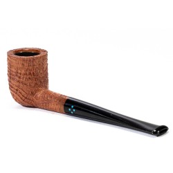Pipa Sasieni 4 Dot Ruff Root Sabbiata Billiard