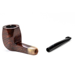 Briar Pipe Sasieni 4 Dot Walnut Smooth Square Panel