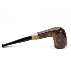 Briar Pipe Sasieni 4 Dot Walnut Smooth Square Panel