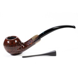 Pipe Sasieni 4 Dot Walnut Smooth Bent Rhodesian