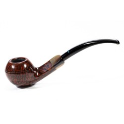 Pipe Sasieni 4 Dot Walnut Smooth Bent Rhodesian