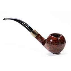 Pipe Sasieni 4 Dot Walnut Smooth Bent Rhodesian