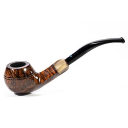 Pipe Sasieni 4 Dot Walnut Smooth Bent Rhodesian