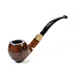 Pipe Sasieni 4 Dot Walnut Smooth Bent Rhodesian