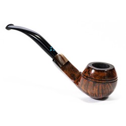 Pipe Sasieni 4 Dot Walnut Smooth Bent Rhodesian