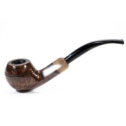 Pipe Sasieni 4 Dot Walnut Smooth Bent Rhodesian