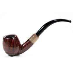 Pipe Sasieni 4 Dot Walnut Smooth Bent Apple