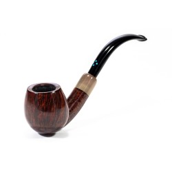 Pipe Sasieni 4 Dot Walnut Smooth Bent Apple