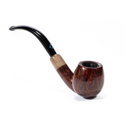 Pipe Sasieni 4 Dot Walnut Smooth Bent Apple