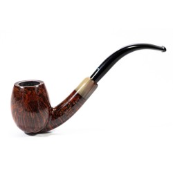 Briar Pipe Sasieni 4 Dot Walnut Smooth Bent