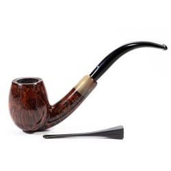 Briar Pipe Sasieni 4 Dot Walnut Smooth Bent