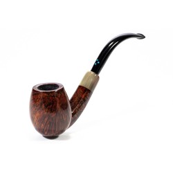 Briar Pipe Sasieni 4 Dot Walnut Smooth Bent