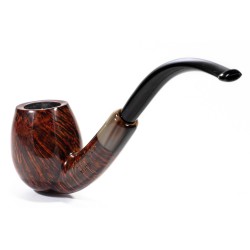 Briar Pipe Sasieni 4 Dot Walnut Smooth Bent