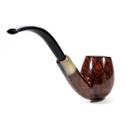 Briar Pipe Sasieni 4 Dot Walnut Smooth Bent