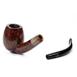 Briar Pipe Sasieni 4 Dot Walnut Smooth Bent