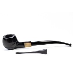 Briar Pipe Sasieni 4 Dot Dark Smooth Prince