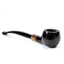Briar Pipe Sasieni 4 Dot Dark Smooth Prince