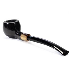 Briar Pipe Sasieni 4 Dot Dark Smooth Prince