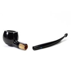 Briar Pipe Sasieni 4 Dot Dark Smooth Prince