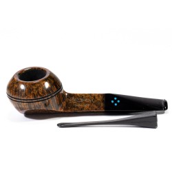 Pipa Sasieni 4 Dot Dark Root Liscia Rhodesian