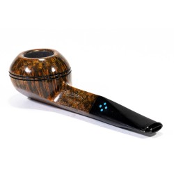 Pipa Sasieni 4 Dot Dark Root Liscia Rhodesian